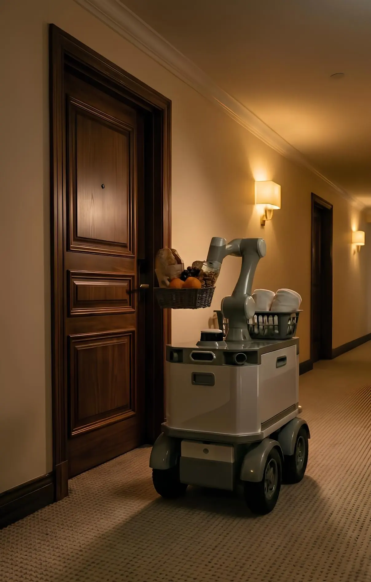 Modern warehouse with automation