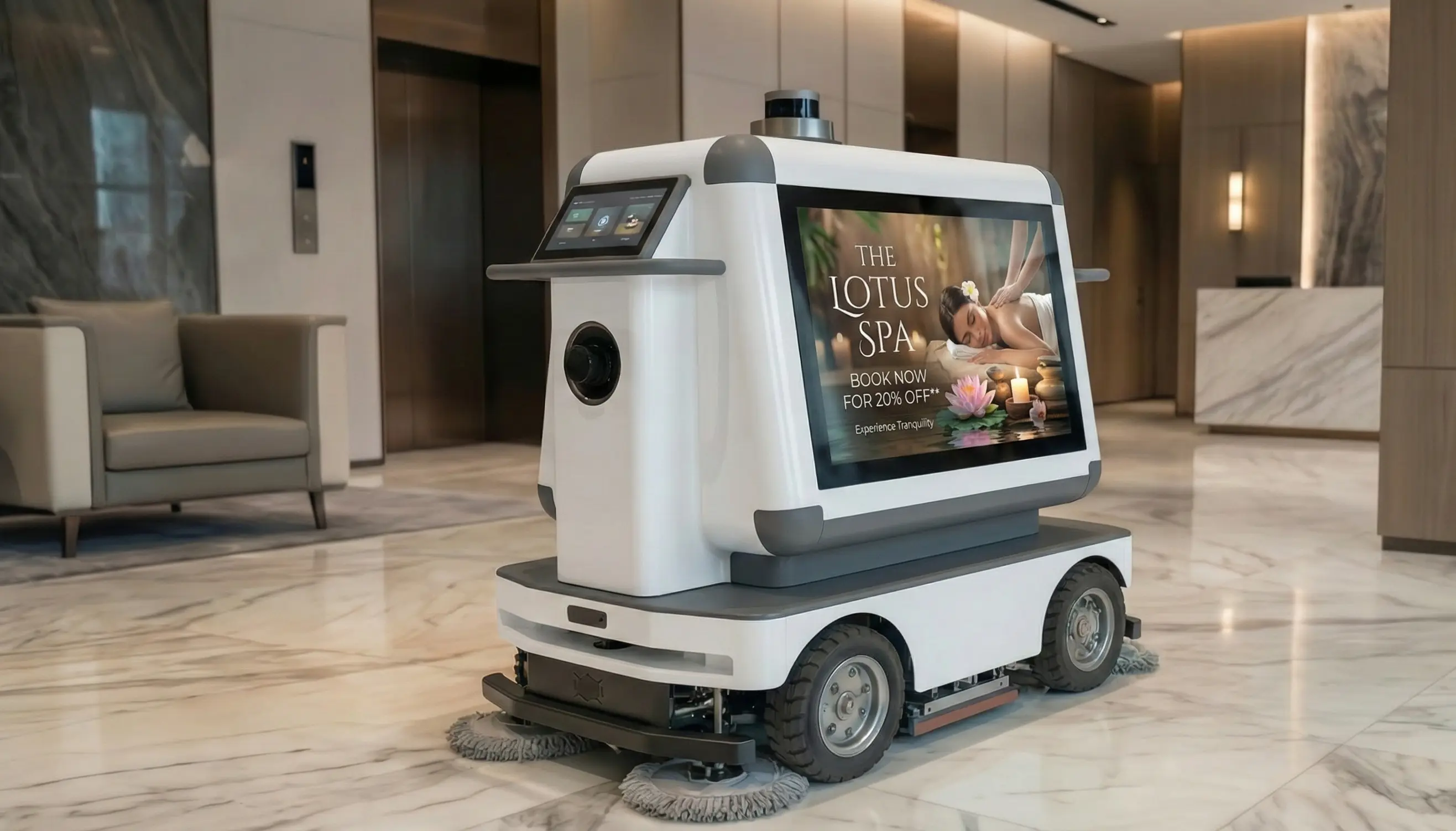 Modern warehouse with automation