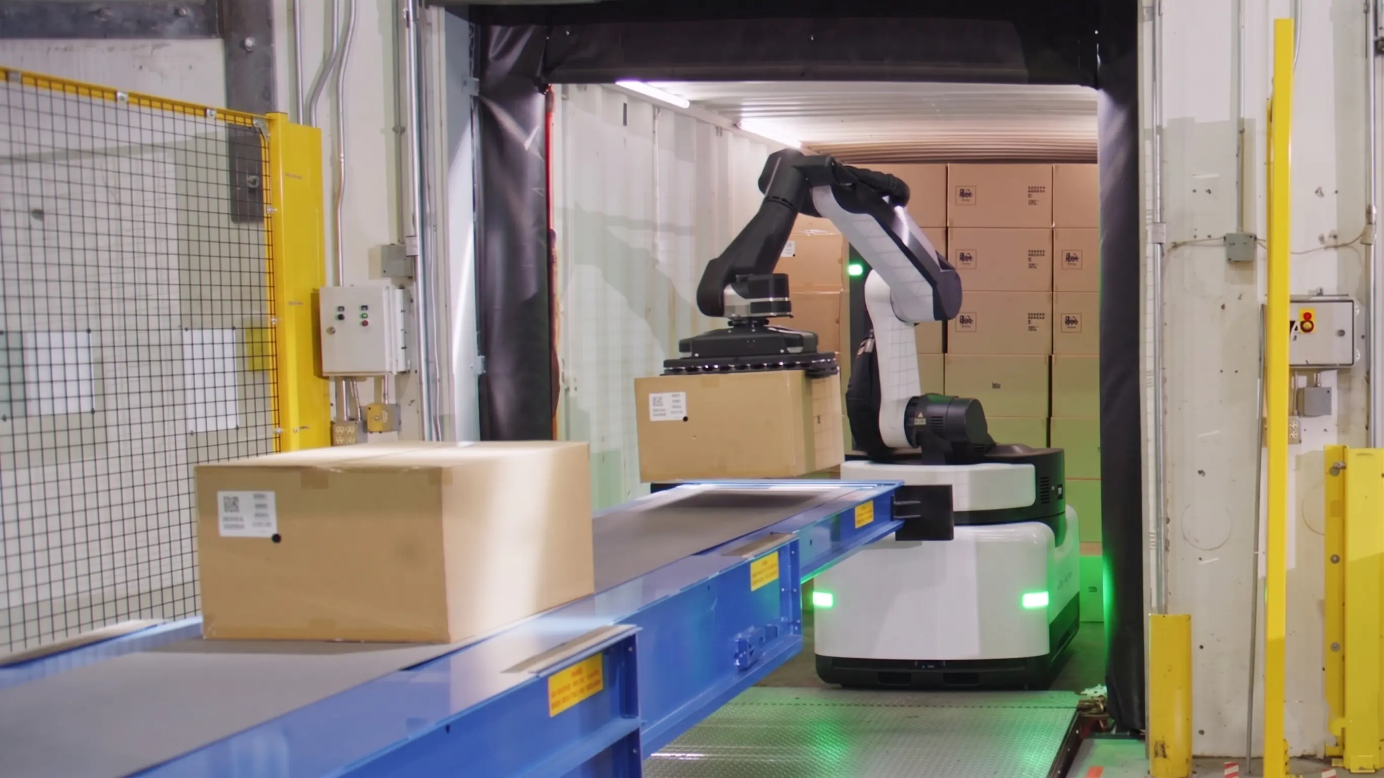 OpenDroids warehouse robot partner opportunity on an active distribution floor