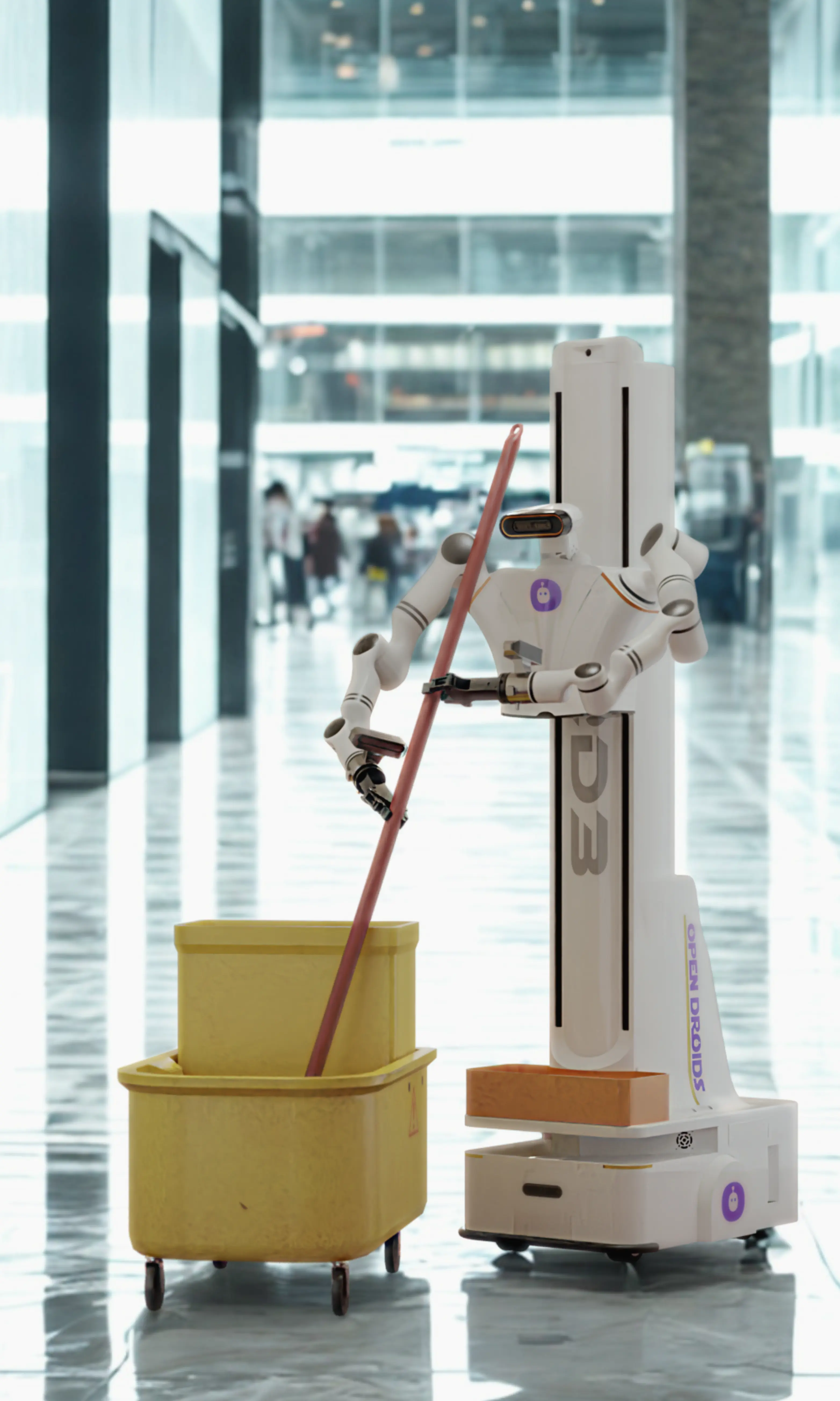 Autonomous delivery robot navigating urban paths