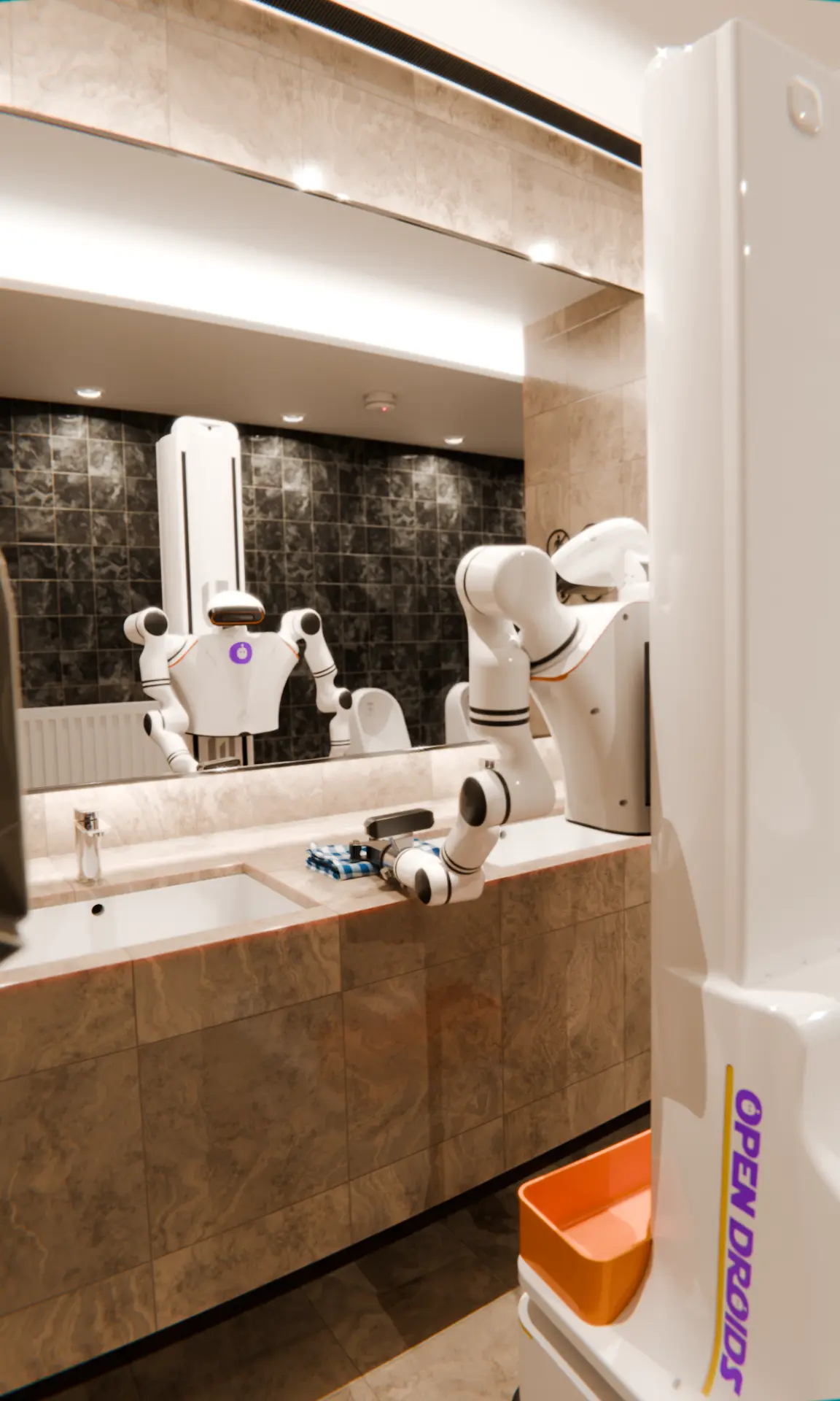 Autonomous robot cleaning solar panels